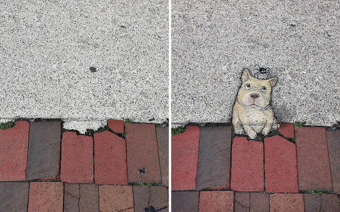 30 New Doodled Creatures That Popped Up In Unexpected Places, By David Zinn