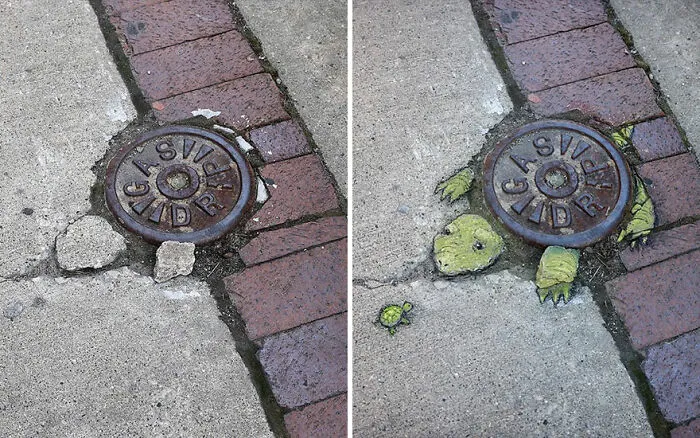 30 New Doodled Creatures That Popped Up In Unexpected Places, By David Zinn