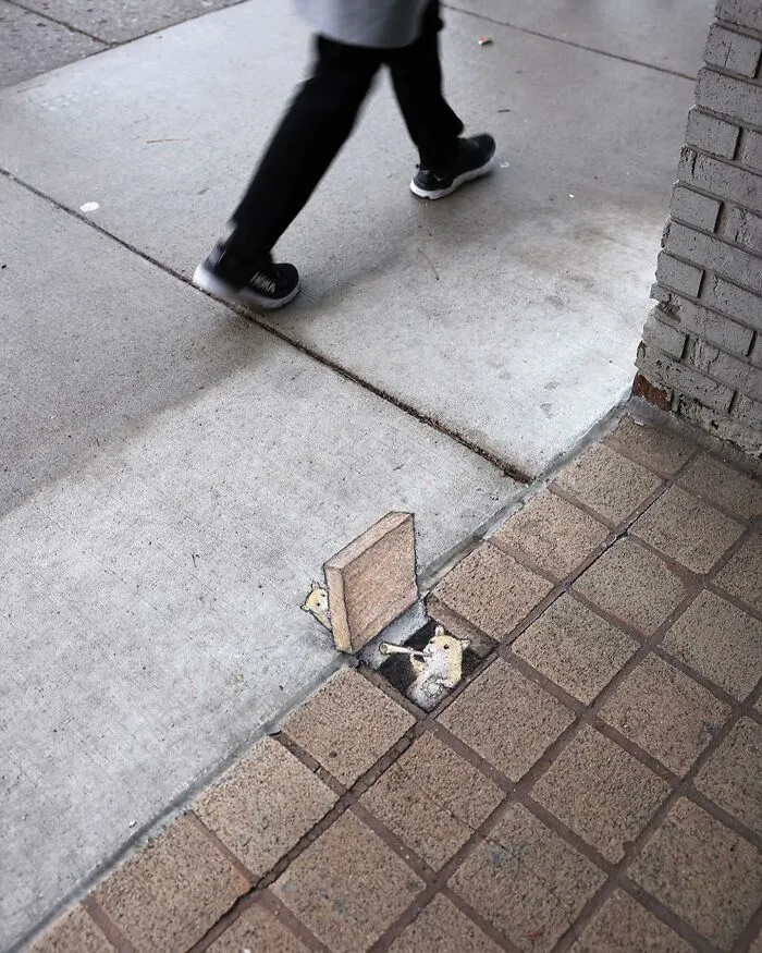 30 New Doodled Creatures That Popped Up In Unexpected Places, By David Zinn