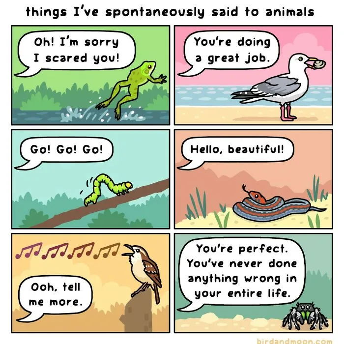 Artist Creates Comics Depicting Humorous Moments In Nature (20 New Pics)