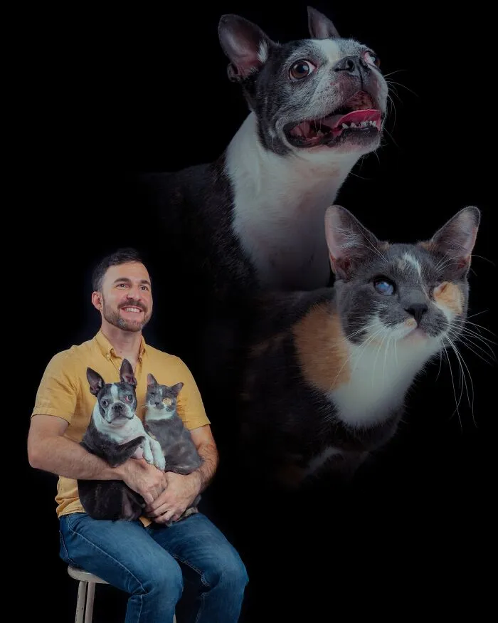 This Photographer Captured 30 Silly And Quirky Portraits Of Pets And Their Owners Once Again