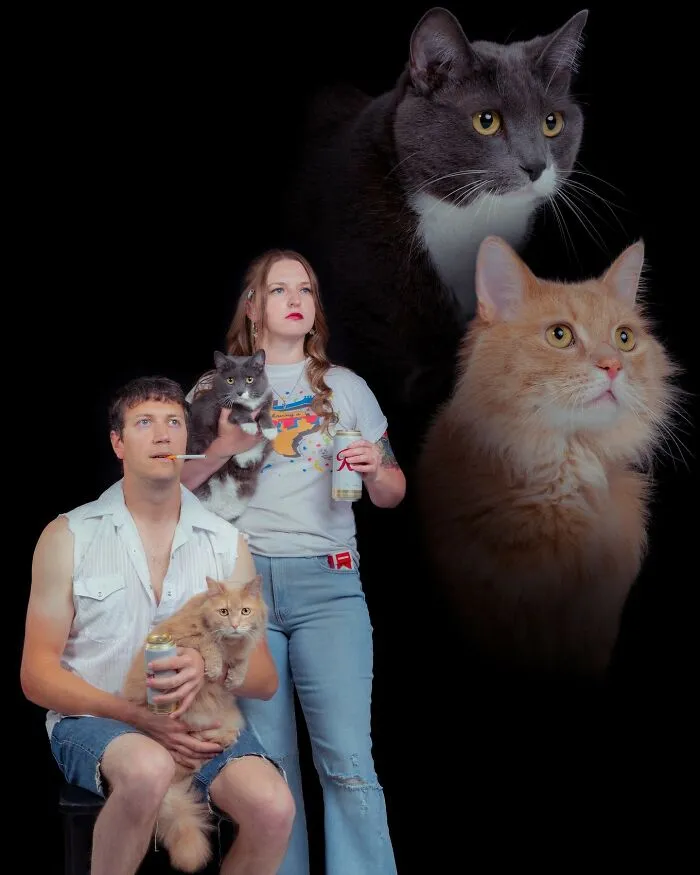 This Photographer Captured 30 Silly And Quirky Portraits Of Pets And Their Owners Once Again