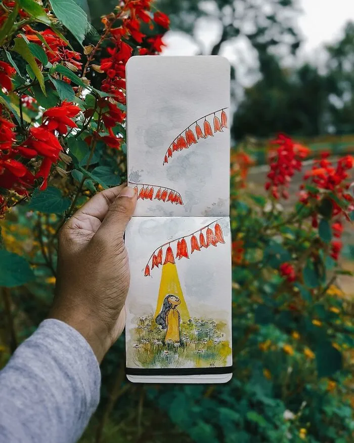 46 Travel Sketches Full Of Magic By Vimal Chandran