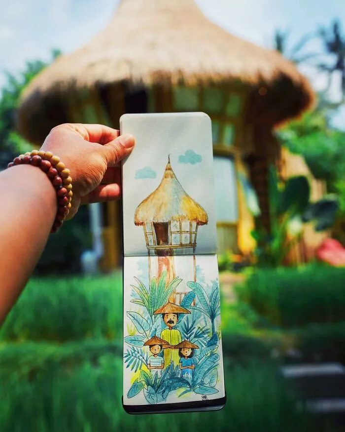46 Travel Sketches Full Of Magic By Vimal Chandran
