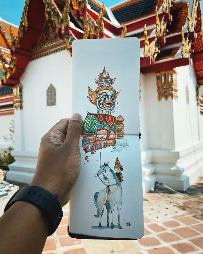 46 Travel Sketches Full Of Magic By Vimal Chandran