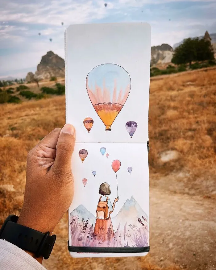 46 Travel Sketches Full Of Magic By Vimal Chandran