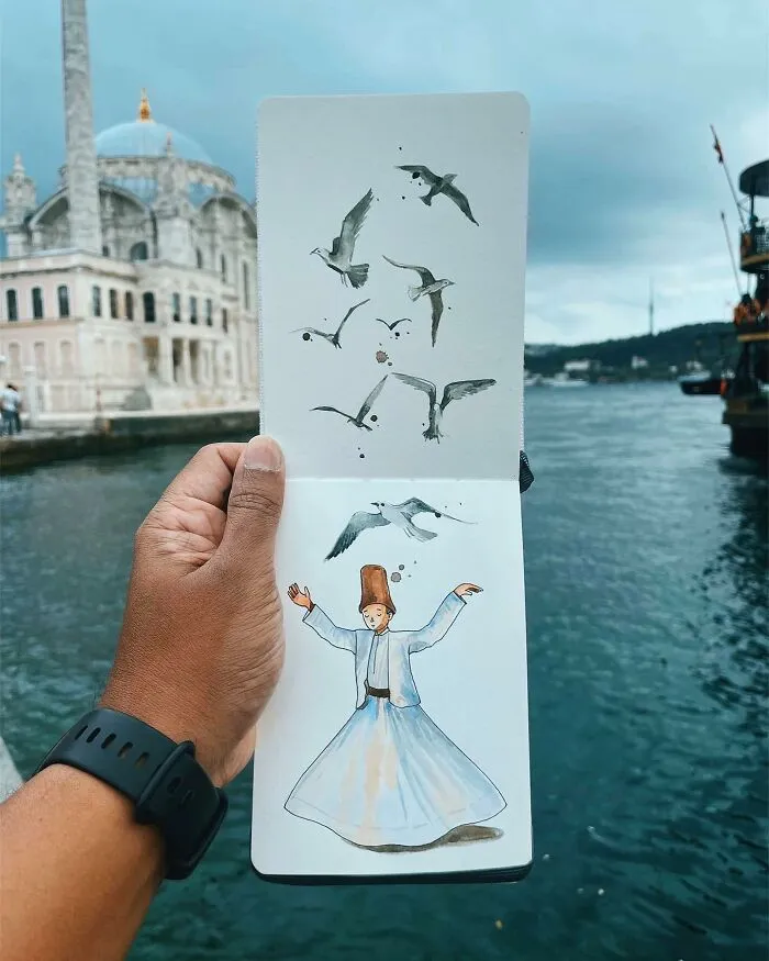 46 Travel Sketches Full Of Magic By Vimal Chandran