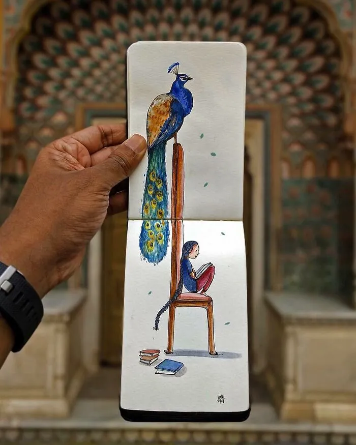 46 Travel Sketches Full Of Magic By Vimal Chandran