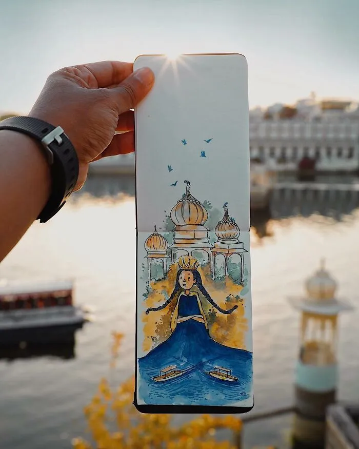 46 Travel Sketches Full Of Magic By Vimal Chandran
