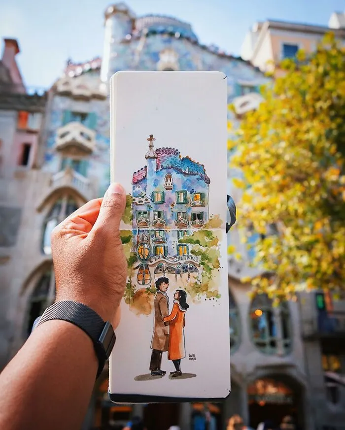 46 Travel Sketches Full Of Magic By Vimal Chandran