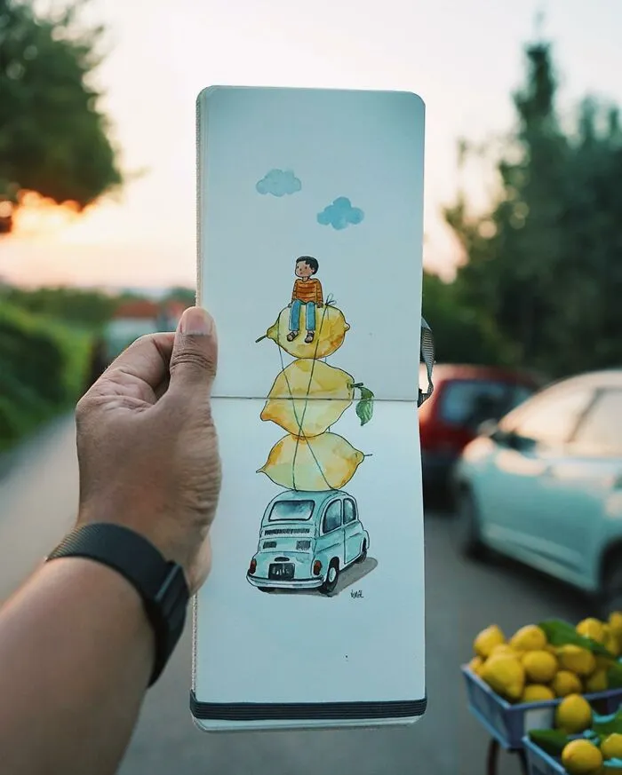 46 Travel Sketches Full Of Magic By Vimal Chandran