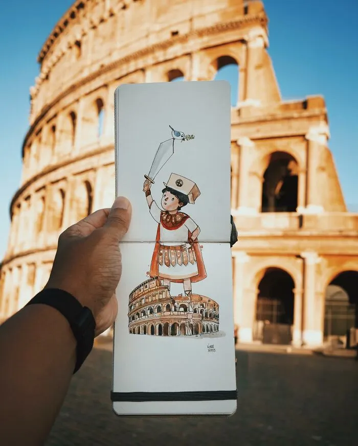 46 Travel Sketches Full Of Magic By Vimal Chandran