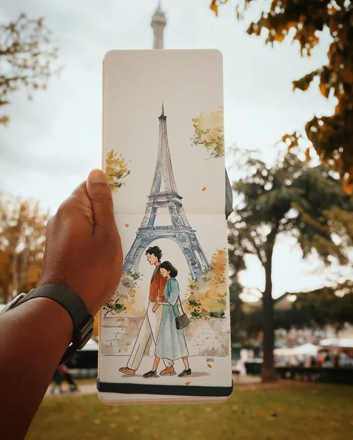 46 Travel Sketches Full Of Magic By Vimal Chandran