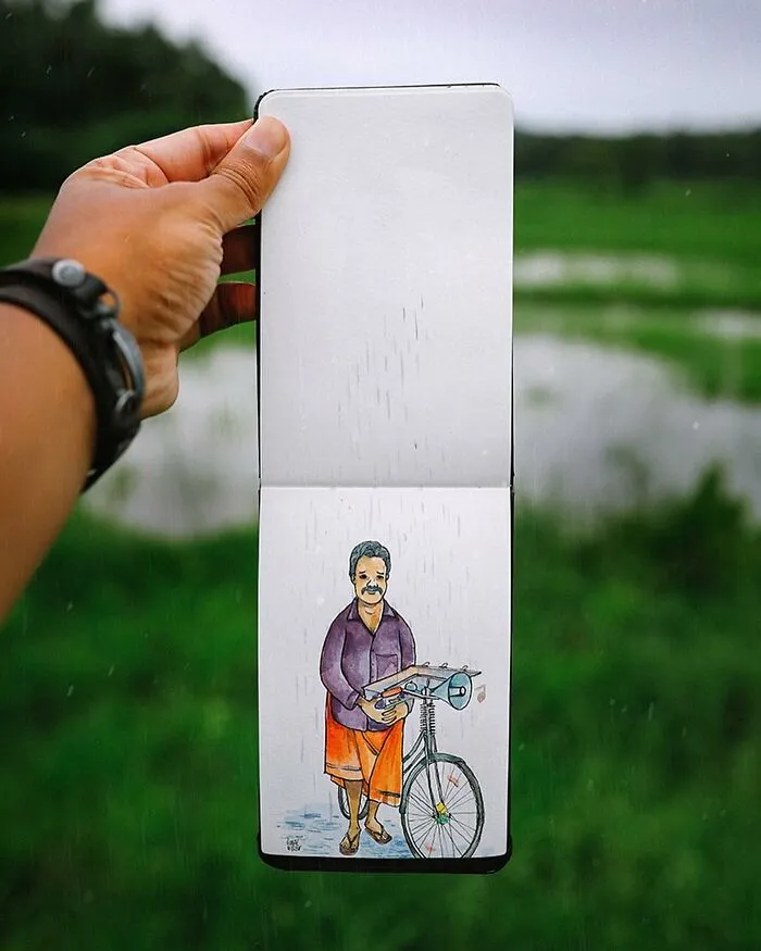 46 Travel Sketches Full Of Magic By Vimal Chandran