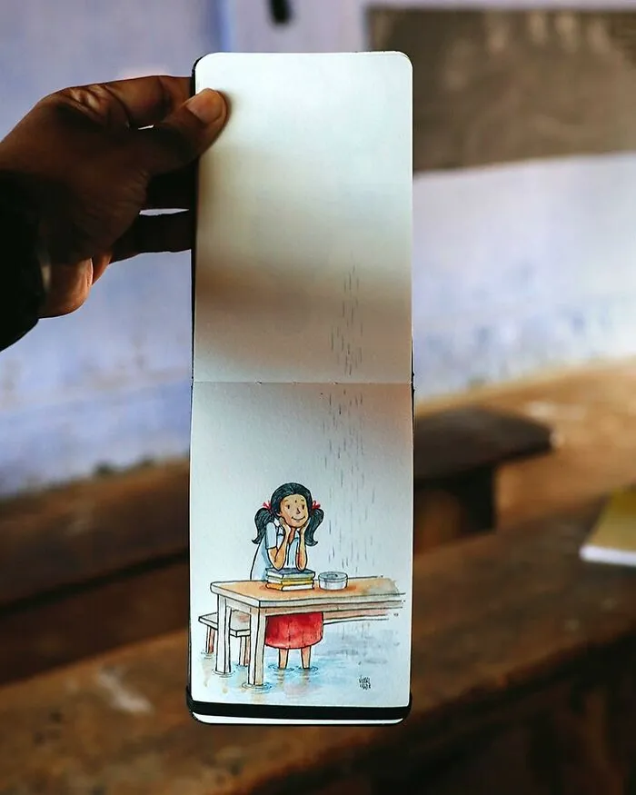 46 Travel Sketches Full Of Magic By Vimal Chandran