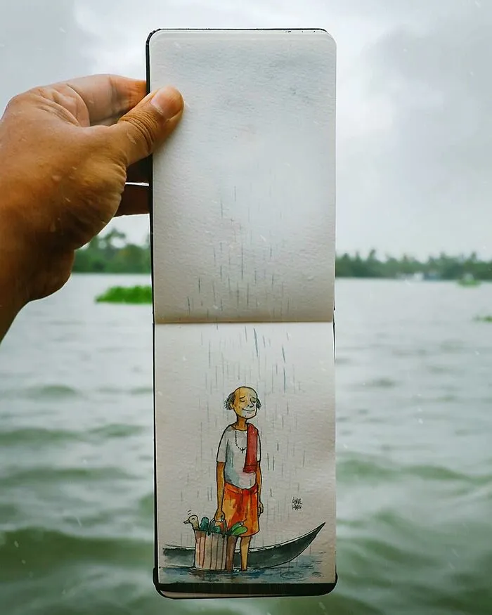 46 Travel Sketches Full Of Magic By Vimal Chandran