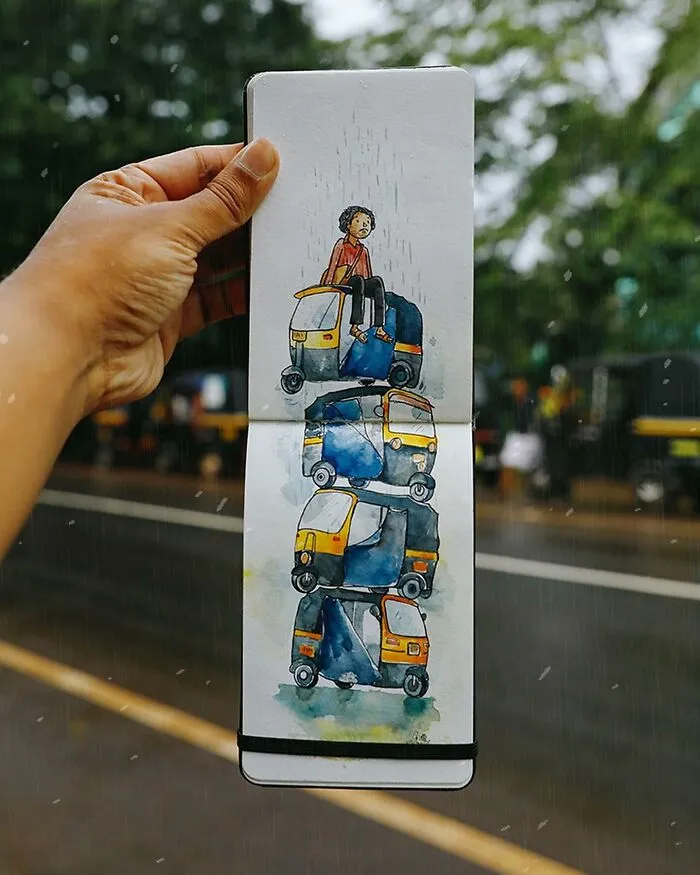 46 Travel Sketches Full Of Magic By Vimal Chandran