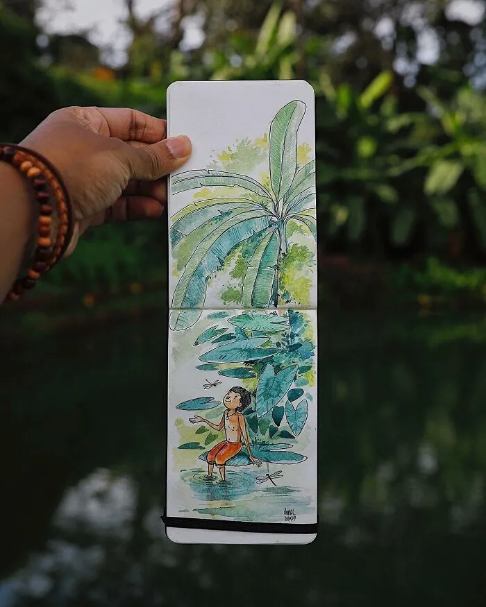 46 Travel Sketches Full Of Magic By Vimal Chandran