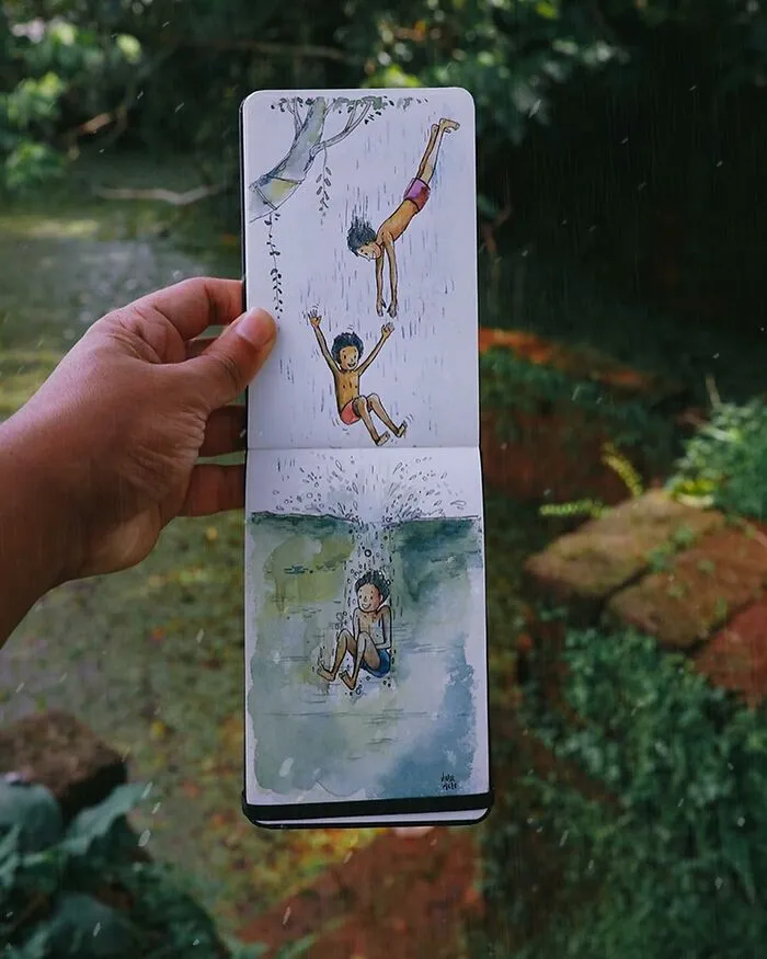 46 Travel Sketches Full Of Magic By Vimal Chandran