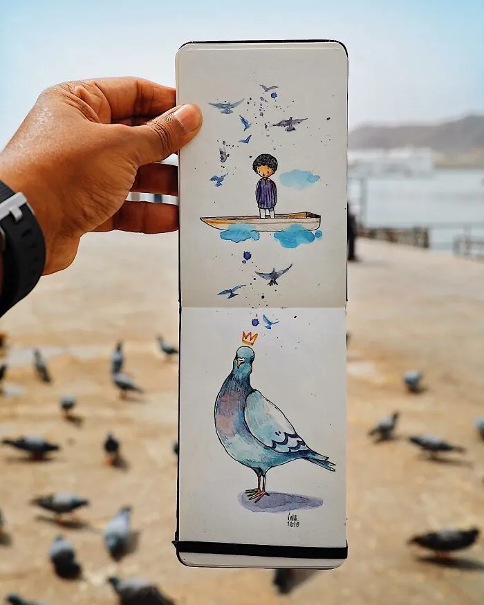 46 Travel Sketches Full Of Magic By Vimal Chandran