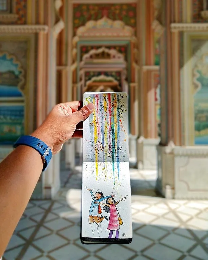 46 Travel Sketches Full Of Magic By Vimal Chandran