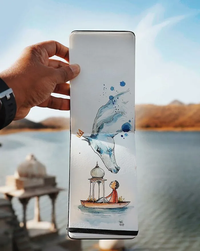 46 Travel Sketches Full Of Magic By Vimal Chandran