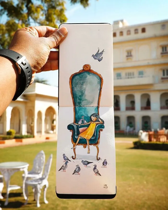 46 Travel Sketches Full Of Magic By Vimal Chandran