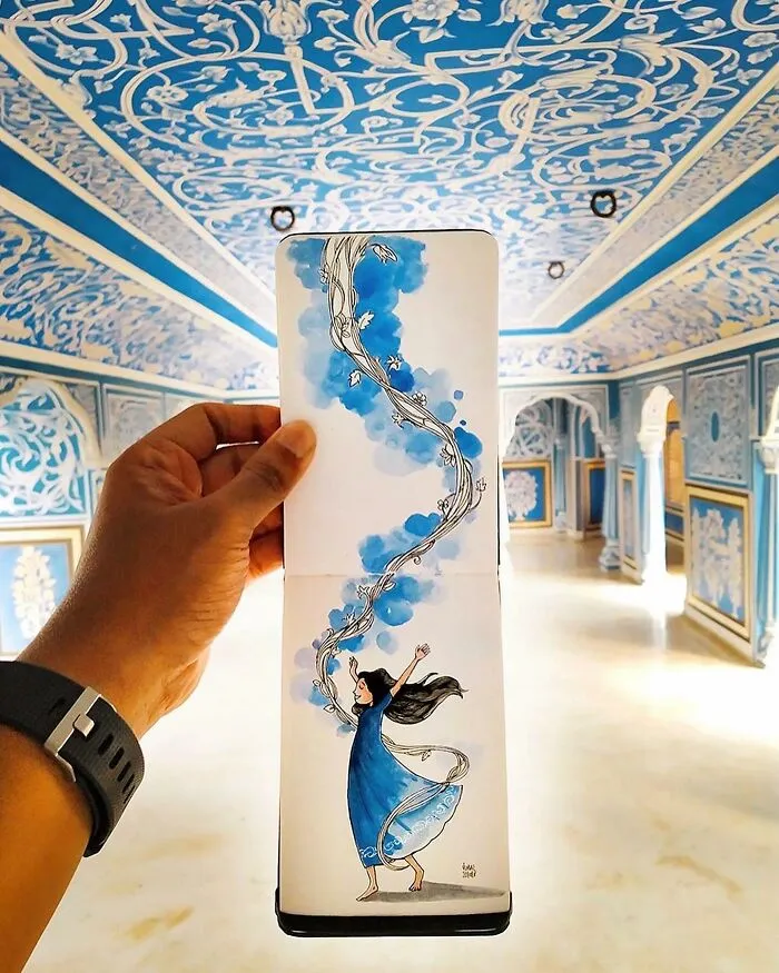 46 Travel Sketches Full Of Magic By Vimal Chandran