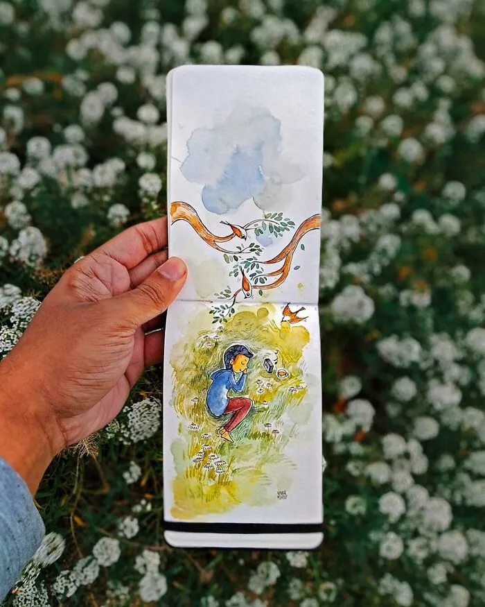 46 Travel Sketches Full Of Magic By Vimal Chandran