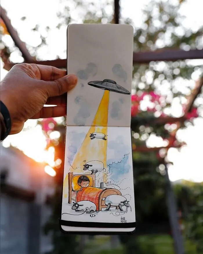 46 Travel Sketches Full Of Magic By Vimal Chandran