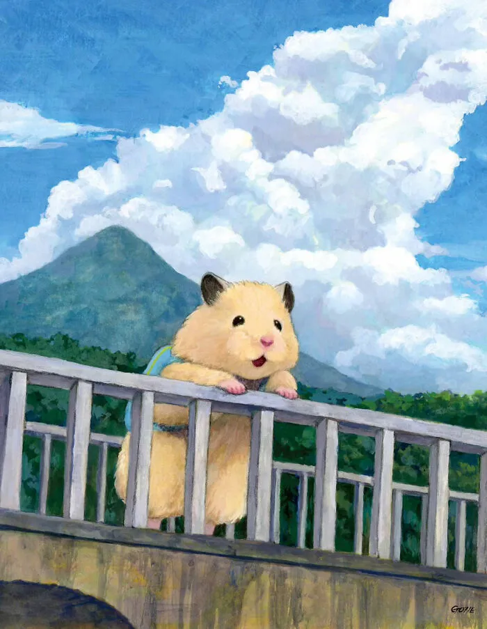 This Artist Shows The Life Of This Adorable Hamster In 25 Illustrations (New Pics)