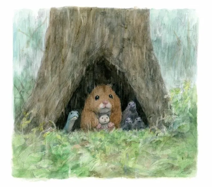 This Artist Shows The Life Of This Adorable Hamster In 25 Illustrations (New Pics)