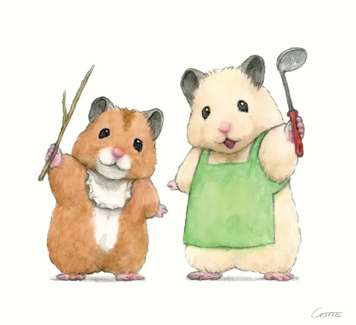 This Artist Shows The Life Of This Adorable Hamster In 25 Illustrations (New Pics)