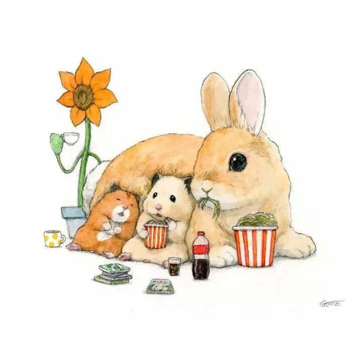 This Artist Shows The Life Of This Adorable Hamster In 25 Illustrations (New Pics)