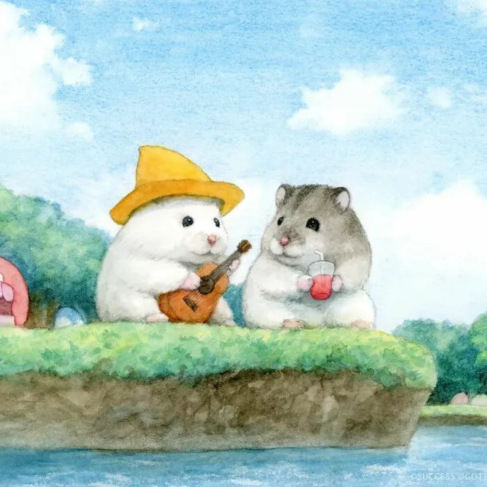This Artist Shows The Life Of This Adorable Hamster In 25 Illustrations (New Pics)