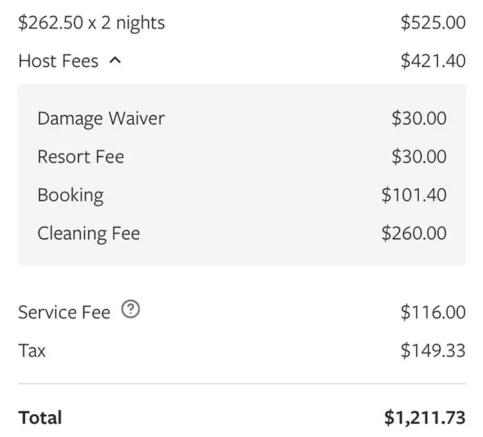 My Airbnb Estimate - No Wonder Bookings Are Down