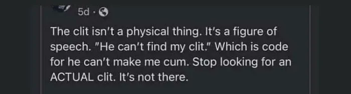 Clits Don’t Exist Apparently?