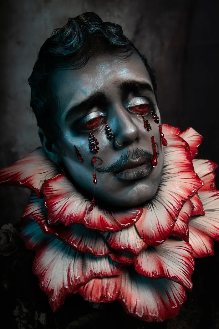 I Transformed My Loved Ones Into Flower-Inspired Characters Using Makeup (9 Pics)