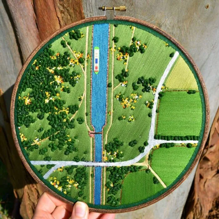 People Online Are Amazed By This Artist Who Makes The Most Wonderful Embroidered Creations (28 Pics)
