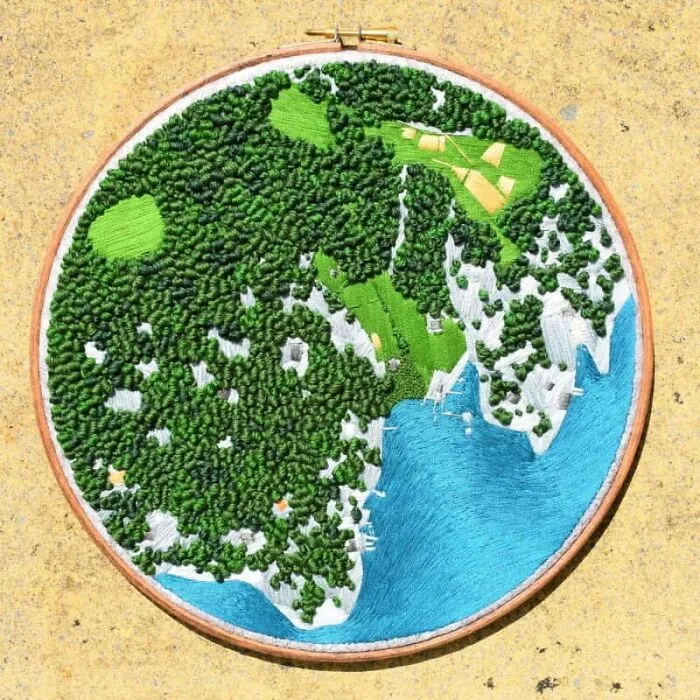 People Online Are Amazed By This Artist Who Makes The Most Wonderful Embroidered Creations (28 Pics)
