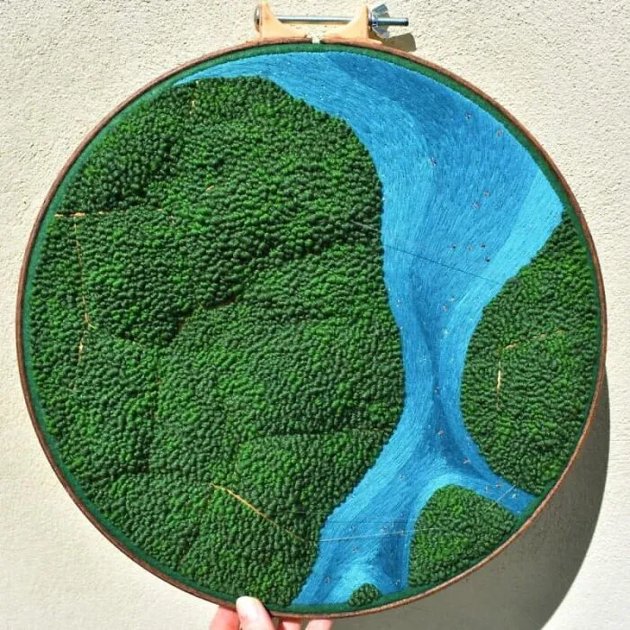 People Online Are Amazed By This Artist Who Makes The Most Wonderful Embroidered Creations (28 Pics)