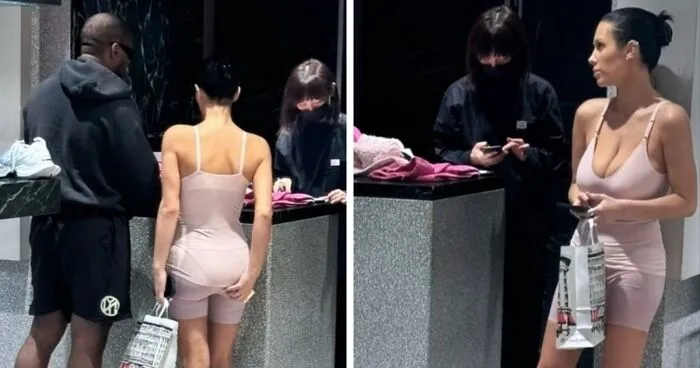 Bianca Censori Spotted Buying Clothes In Tokyo In A Sheer Skintight Outfit