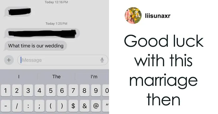 “Welcome To The Rest Of Your Life”: Bride Warned Of “Red Flag” After Groom Asks Time Of Wedding