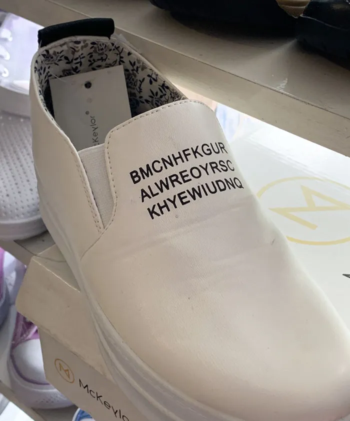 Keysmash Shoe