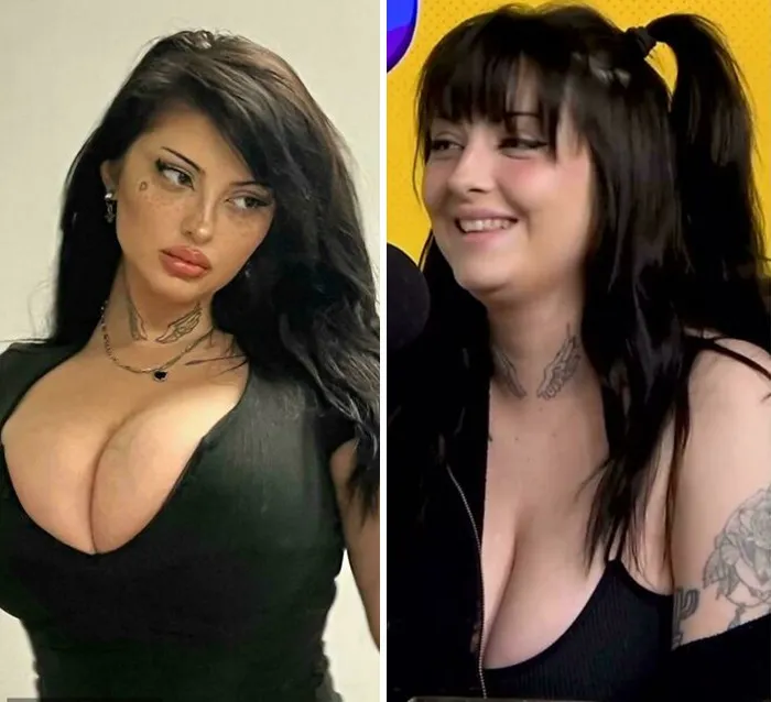 En su insta versus en su podcast
