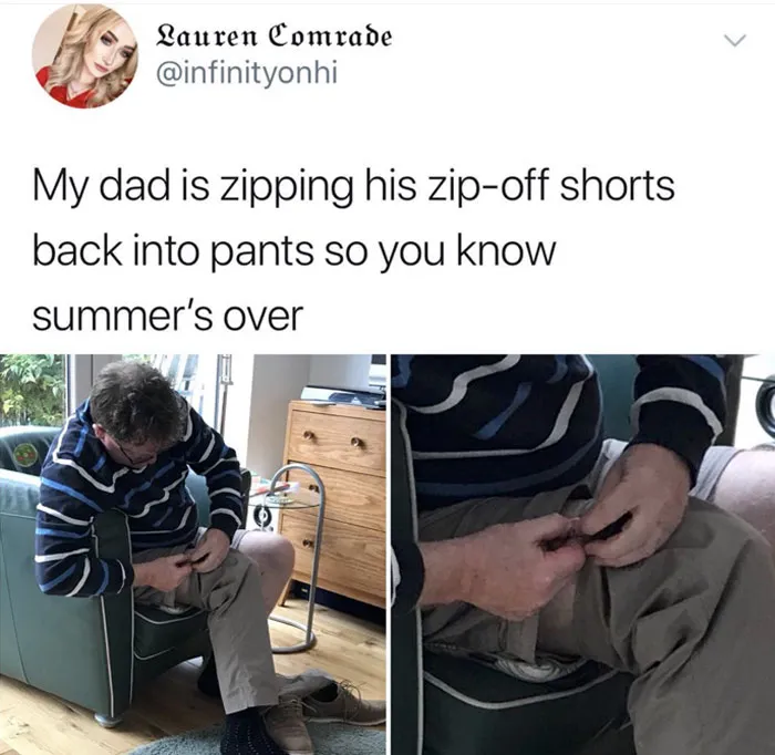 Dad’s Summer Style: New Balance Sneakers and Zip-Off Pants