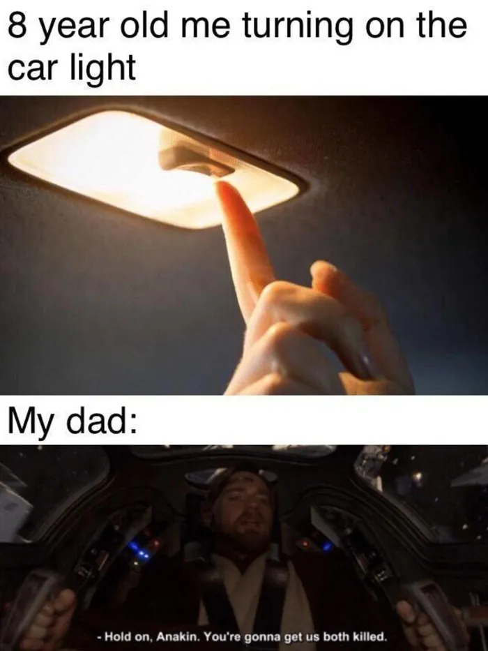 Dad’s Hilarious Behavior: When Turning on the Car Light Becomes a Life or Death Situation