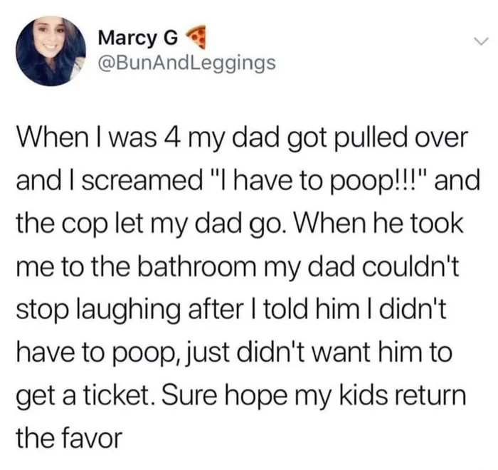 Dad’s Viral Laugh: The Time a “Poop Emergency” Got Him Out of a Ticket