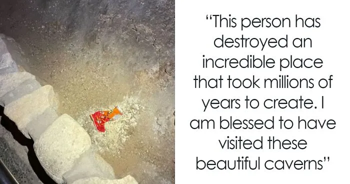 “This Isn’t Funny At All”: Littered Snack Causes Environmental Chaos In Isolated Cave