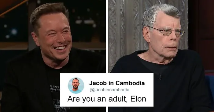 Elon Musk Insults Stephen King With Vulgar AI-Generated Pic, But It Backfires Spectacularly